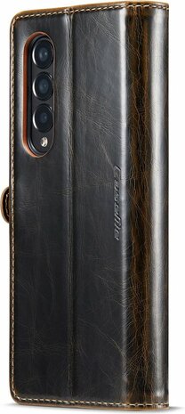 Samsung Z Fold 3 Cognac Brown - Book Case