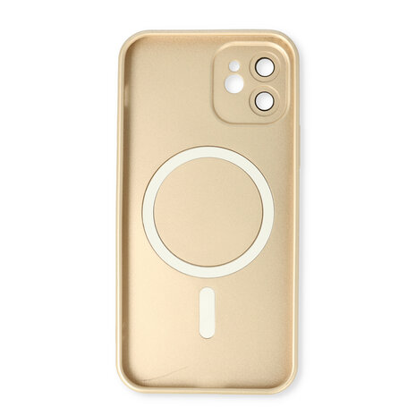 iPhone 12 Goud - MagSafe Matte TPU