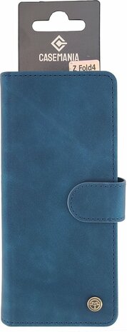 Samsung Z Fold 4 Navy Blue - Book Case