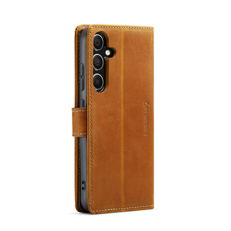 Samsung S24 Plus Sienna Brown - Leather Book Case