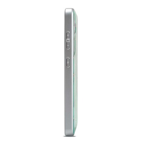 Samsung S24 Plus Blauw - MagSafe TPU Marmer