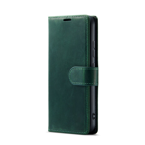 Samsung S24 Plus Emerald Green - Leather Book Case