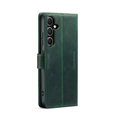 Samsung S24 Plus Emerald Green - Leather Book Case