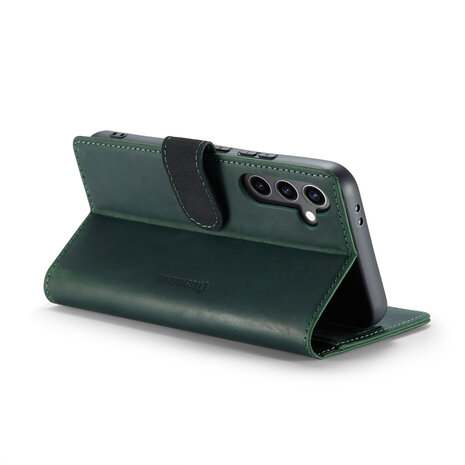 Samsung S24 Plus Emerald Green - Leather Book Case