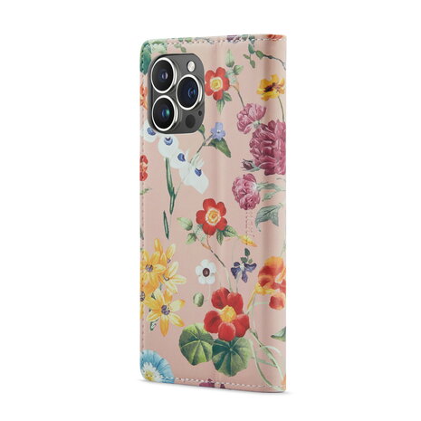 iPhone 14 Pro Max met Bloemen Print - Book Case