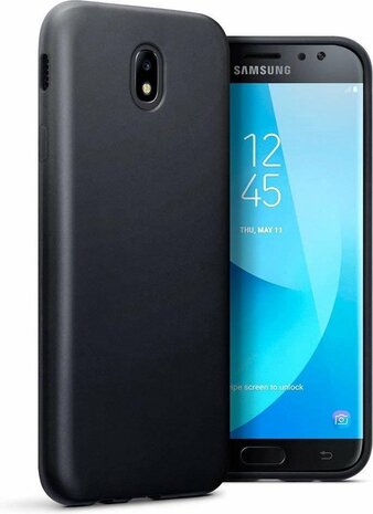 Samsung J5 2017 - Siliconen Back Cover - Zwart