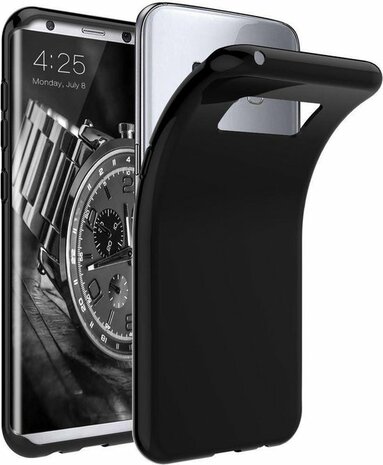 Samsung S8 Plus - Siliconen Back Cover - Zwart