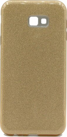 Samsung J4 Plus - Glitter Back Cover - Goud