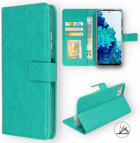 Samsung S22 - Book Case - Turquoise