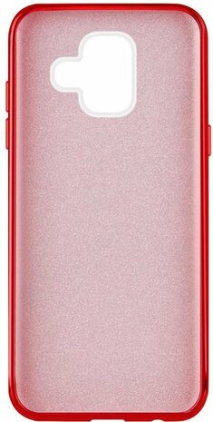 Samsung A6 2018 - Glitter Back Cover - Rood