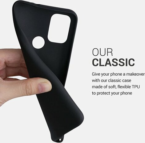 Moto G10, G20 &amp; G30 - Back Cover &amp; Glas - Zwart