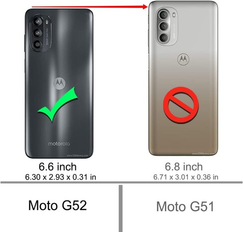 Moto G52 &amp; G82 - Anti Shock - Transparant