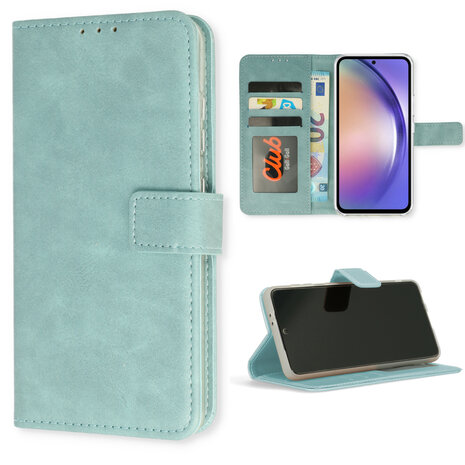 Samsung S21 FE - Book Case - Licht Blauw