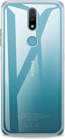 Nokia 2.4 - Back Cover &amp; Glas - Transparant