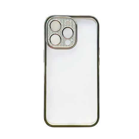 iPhone 12 Pro - Glitter Cam Back Cover - Groen