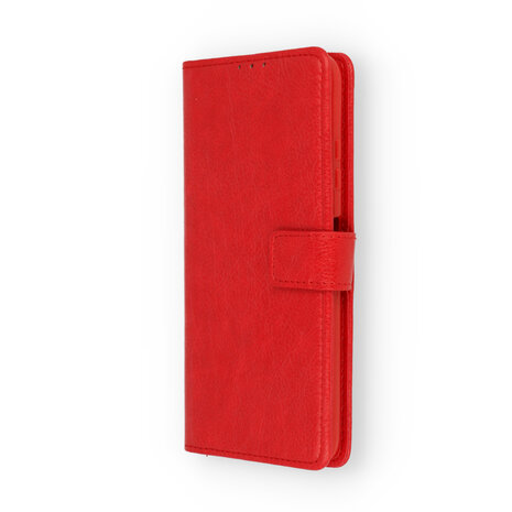 iPhone 13 Mini - Book Case &amp; 2X Glas - Rood