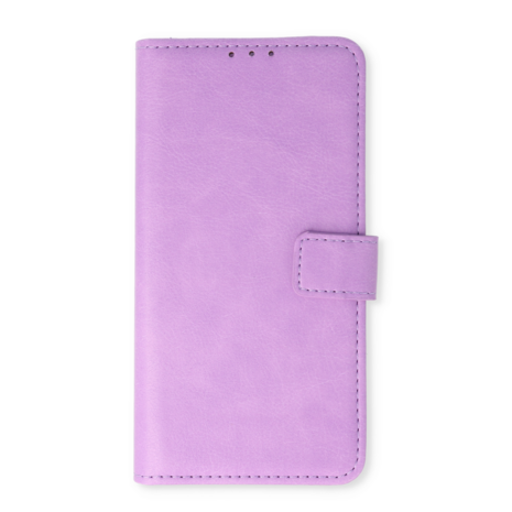 iPhone 15 Pro - Book Case &amp; Glas - Paars