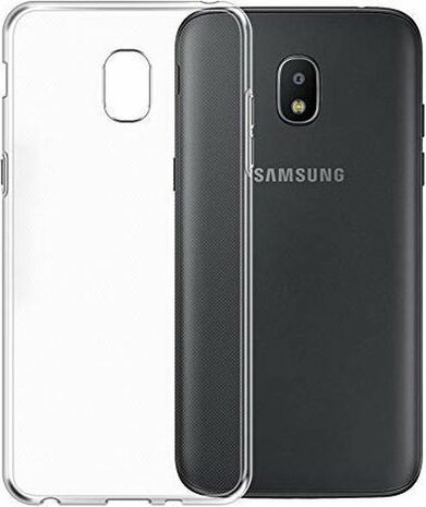 Samsung J7 2018 - Siliconen Back Cover - Transparant