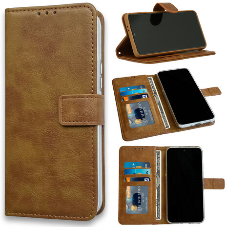 Samsung A03S - Book Case - Bruin