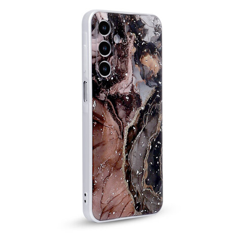 Samsung A36 - Marmer Back Cover - Zwart