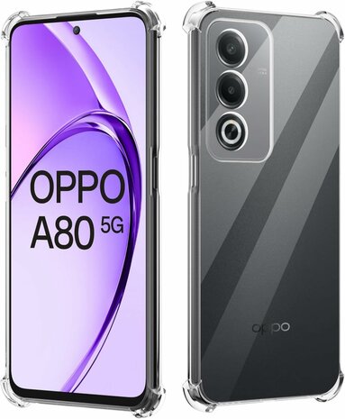 Oppo A80 - Anti Shock - Transparant