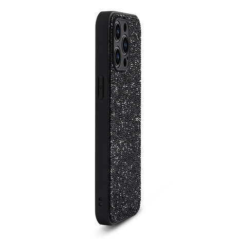 iPhone 12 Pro - Diamant Glitter - Zwart