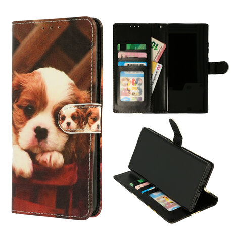 Samsung S24 Plus Puppy - Book Case