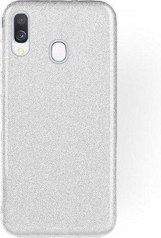 Samsung A40 - Glitter Back Cover - Zilver