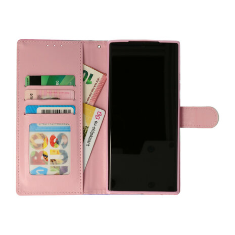 Samsung A36 - Book Case - Bloemen &amp; Vlinders