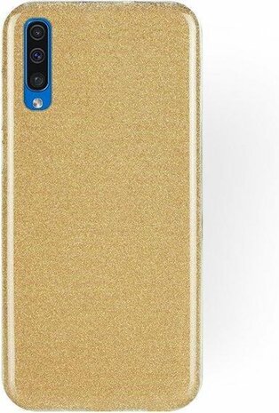 Samsung A70 - Glitter Back Cover - Goud