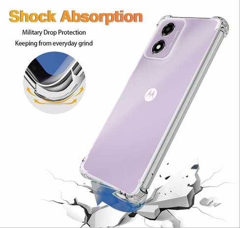 Moto E14 - Anti Shock - Transparant