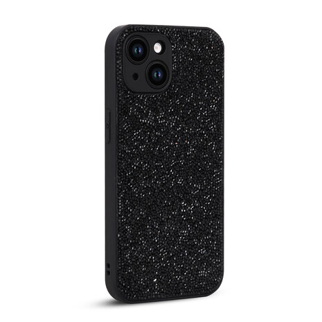 iPhone 12 - Diamant Glitter - Zwart