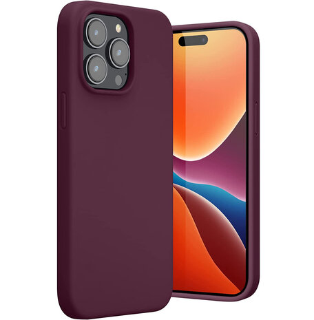 iPhone 14 Pro Max - Liquid Back Cover - Bordeaux