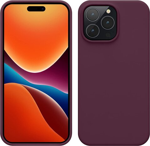 iPhone 14 Pro Max - Liquid Back Cover - Bordeaux