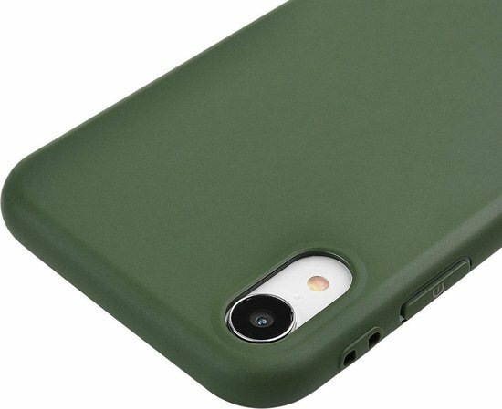 iPhone XR - Siliconen Back Cover - Groen