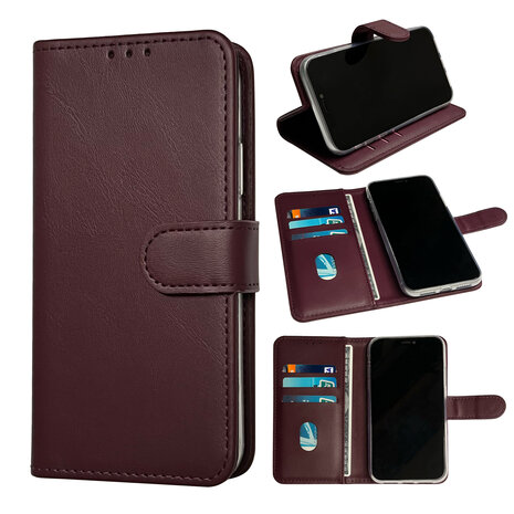 Samsung S23 FE - Book Case - Bordeaux