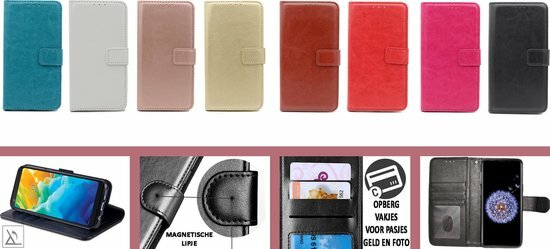 Samsung J6 Plus - Book Case - Roze