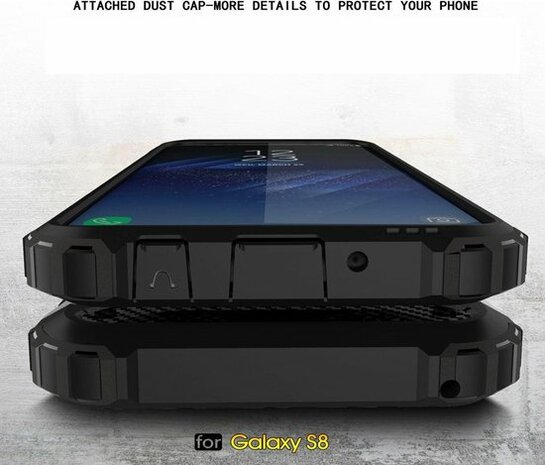 Samsung S8 - Armor Back Cover - Grijs