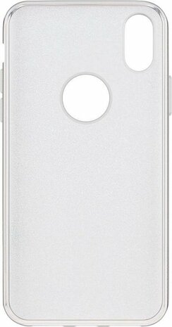 iPhone XR - Glitter Back Cover - Silver