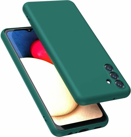 Samsung A04S &amp; M13 - Siliconen Back Cover - Groen