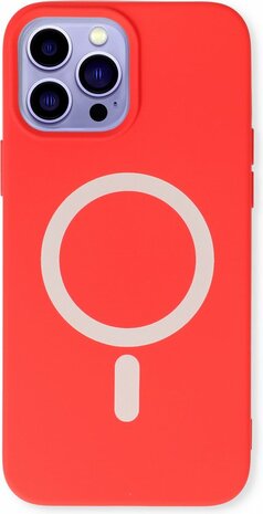 iPhone 14 Pro Max - Magnetische Back Cover - Rood