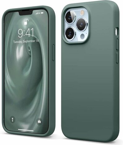 iPhone 13 Pro Max - Back Cover &amp; 2X Glas - Groen