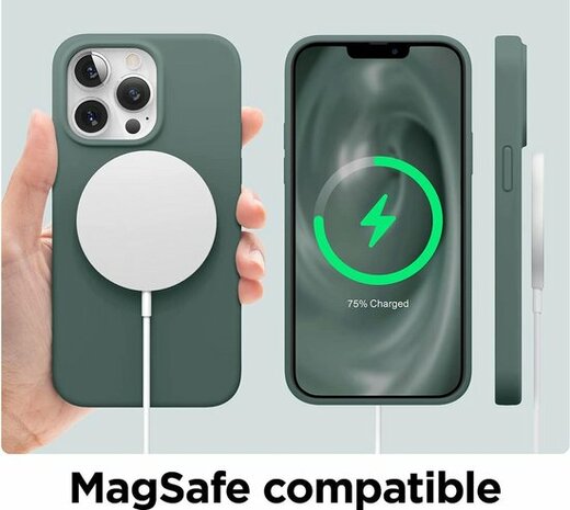 iPhone 13 Pro Max - Back Cover &amp; 2X Glas - Groen