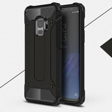 Samsung S9 - Armor Back Cover - Zwart