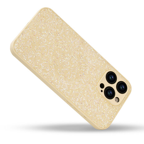 iPhone 12 Pro - Diamant Glitter - Goud