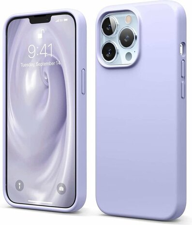 iPhone 13 Pro - Back Cover &amp; 2X Full Glas - Paars