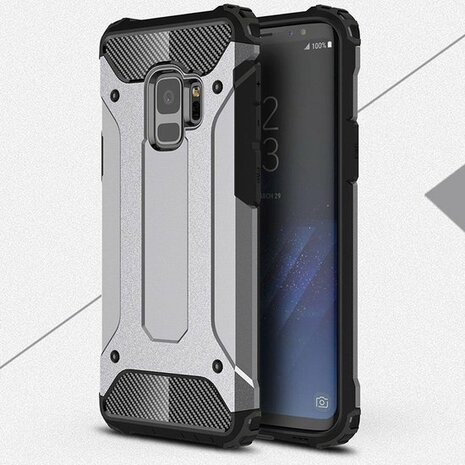 Samsung S9 - Armor Back Cover - Grijs