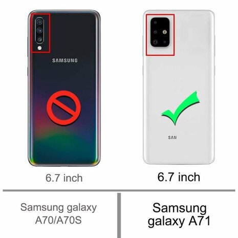 A71 - Anti Shock &amp; 2X Glas - Transparant