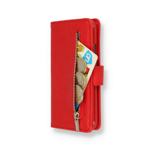 iPhone 15 Pro Rood - Book Case met Rits