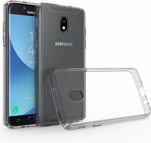 Samsung J3 2018 - Siliconen Back Cover - Transparant